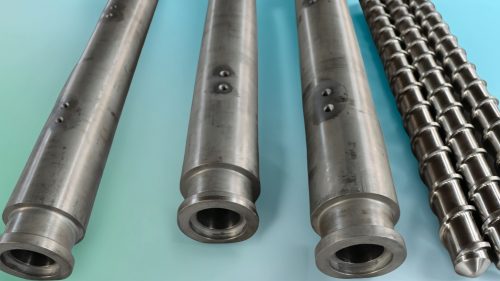 交聯(lián)聚乙烯(XLPE)、聚氯乙烯(PVC)、聚乙烯(PE)、低煙無(wú)鹵電纜擠出機(jī)螺桿